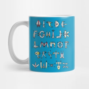 Starfighters A to Z Mug